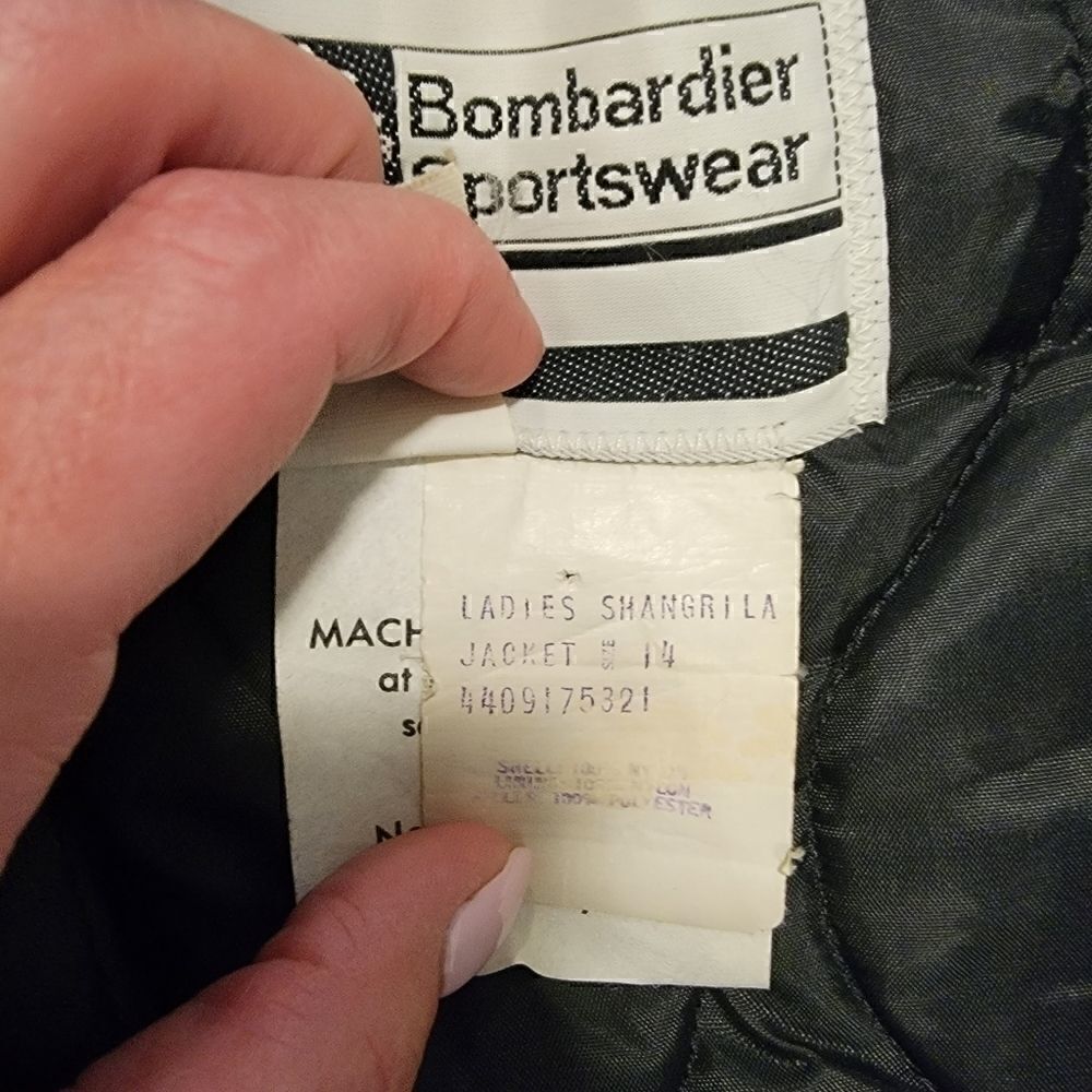 Vintage Bombardier Shangri La Jacket USA - Picture 4 of 5